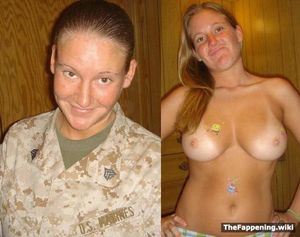 military wife nude