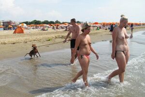 celebrity topless beach
